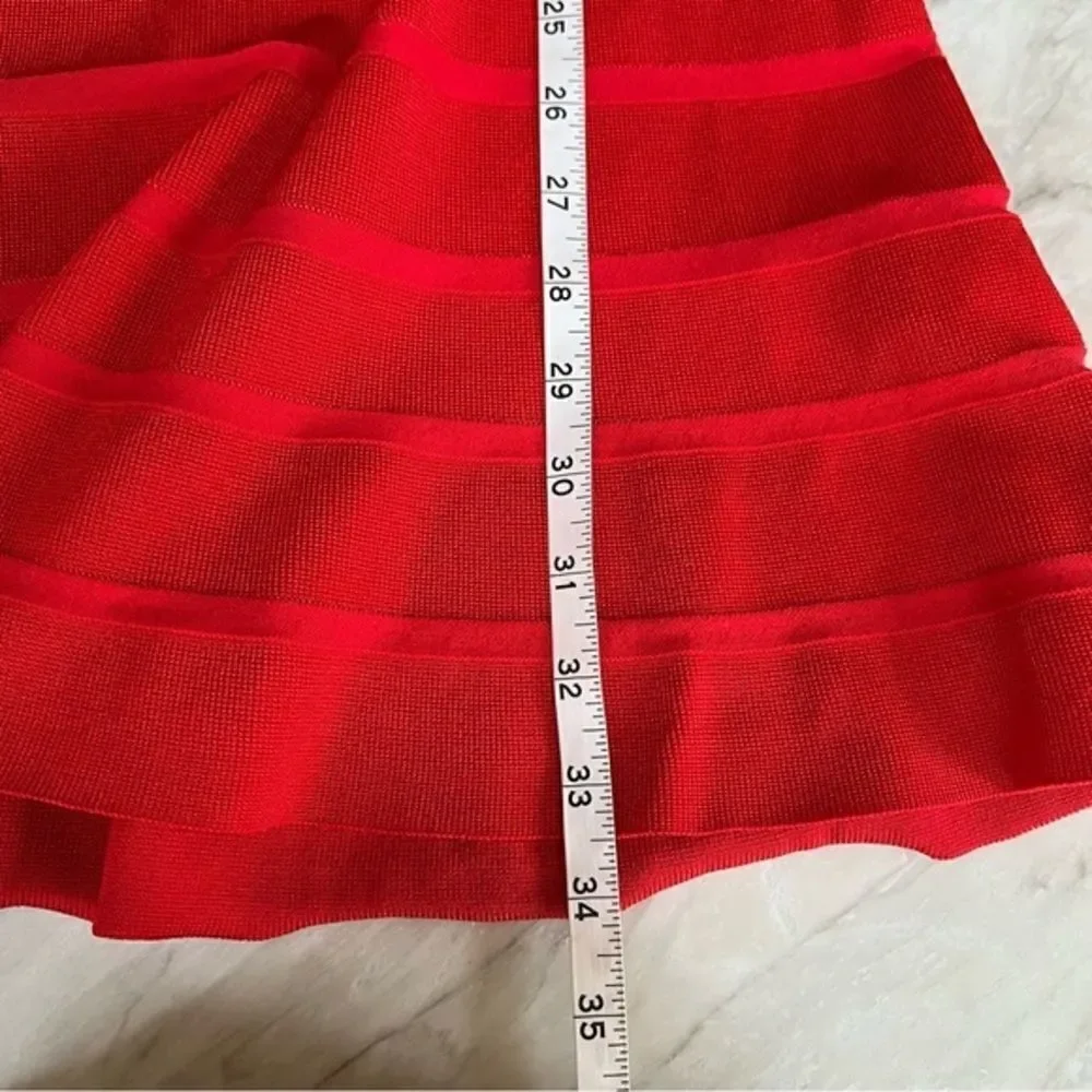 Armani Exchange Red Knit Sleeveless Mini Dress XS - Picture 7 of 7